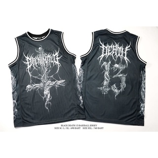 Black Death 13 Basketball Jersey