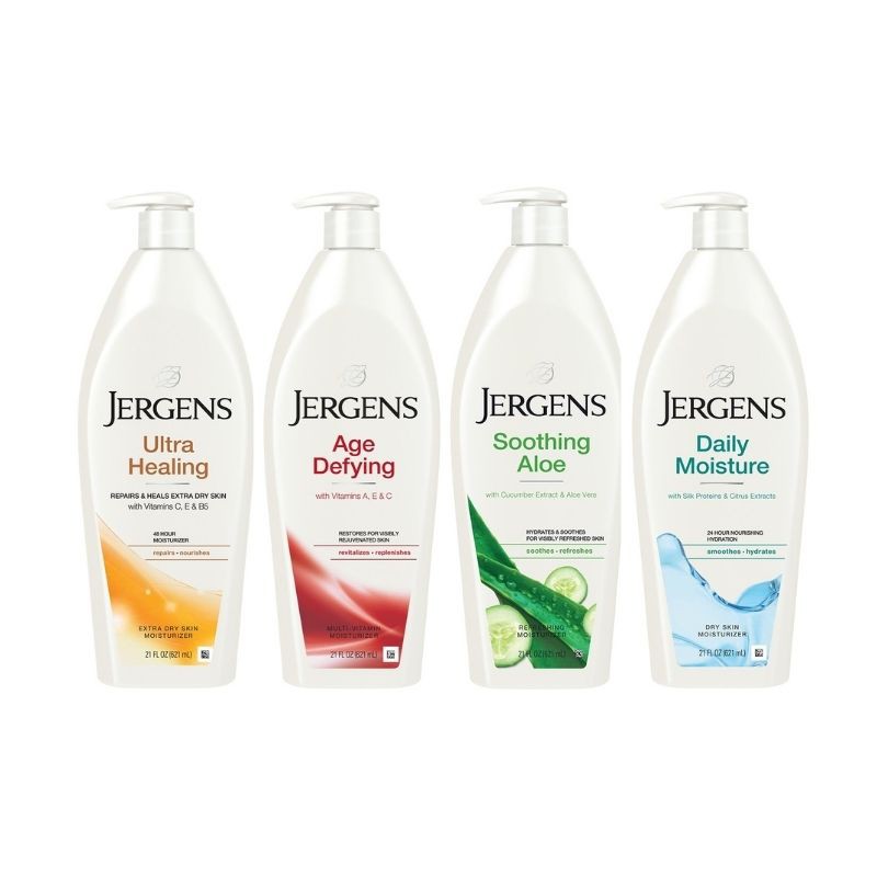 [ขายดี] Jergens Moisturiser Lotion เจอร์เกนส์ โลชั่น 621 มล. (เลือกสูตร)