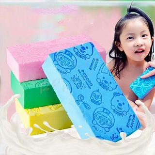 Rainbow ฟองน้ำอาบน้ำ ระเบิดขี้ไคร ผลัดเซลล์ผิวที่ตายแล้ว พิมลายน่ารัก bath sponge