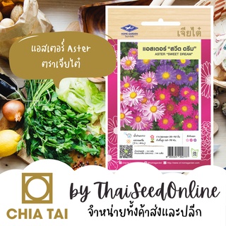 CTFW แอสเตอร์สวีตดรีม ตราเจียไต๋ ดอกกระดาษ เมล็ดพันธุ์ดอกไม้ Aster