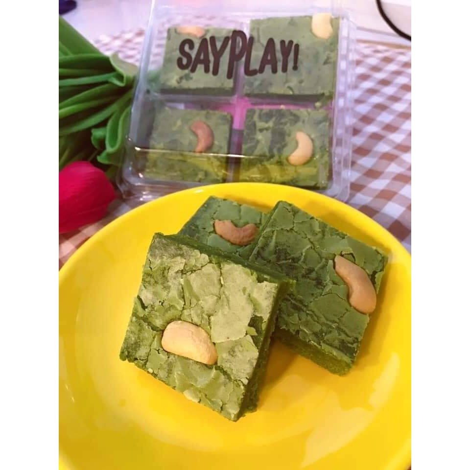 Brownies มัทฉะไวท์ช็อตโกแลต