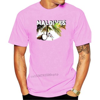 เสื้อผ้าผชใหม่ เสื้อยืด ผ้าฝ้าย 100% พิมพ์ลาย Maldives สีขาว แฟชั่น สําหรับเด็กผู้หญิง และผู้ชายS-5XL