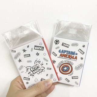 Sticky Note แบบเล่มพกพา ลาย Marvel (ตัวอักษร)