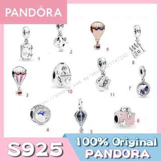 Pandora จี้ลูกปัดเงิน S925 รูปเครื่องบินผจญภัย ของขวัญวันเกิด สําหรับสุภาพสตรี DIY p825