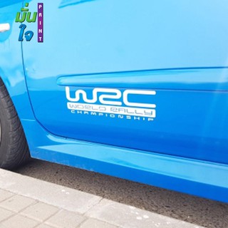 สติ๊กเกอร์ติดกระจก สติกเกอร์ติดรถ WRC FIA WORLD RALLY CHAMPIONSHIP (G0068) สติกเกอร์ สติ๊กเกอร์ รถแข่ง แต่งรถ