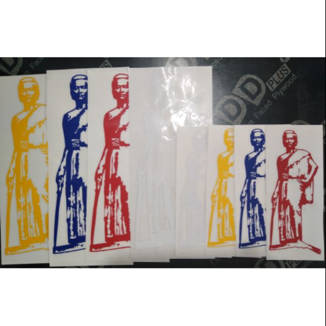 สติ๊กเกอร์​ ย่าโม​ งานตัดไดร์คัท​ PVC, สะท้อนแสง3M