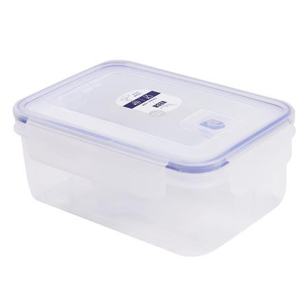 [พร้อมส่ง] HomeDoDee กล่องอาหารเหลี่ยม 1.11 ลิตร DOUBLE LOCK No.9113 กล่องข้าว กล่องเก็บอาหาร กล่องอ