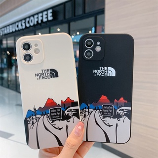 สำหรับ iPhone 7plus 8plus XR iPhone 11 12 Pro Max เคสโทรศัพท์ Soft TPU แฟชั่นแบรนด์ California Highway Rocky Mountain กันฝุ่นกันกระแทกฝาครอบป้องกัน