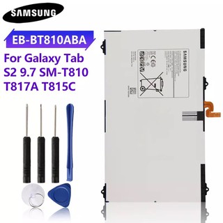 แบตเตอรี่EB-BT810ABE EB-BT810ABAสำหรับSamsung GALAXY Tab S2 T810 SM-T815C SM-T817A/V/W/T T819C t813 T815C 5870MAh