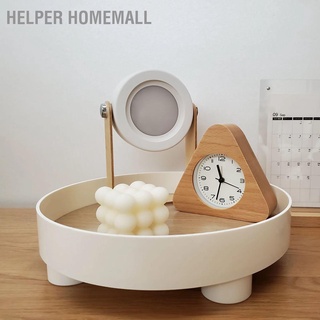 Helper Homemall ถาดพลาสติก ทรงกลม สําหรับเก็บเครื่องสําอาง ขนมขบเคี้ยว