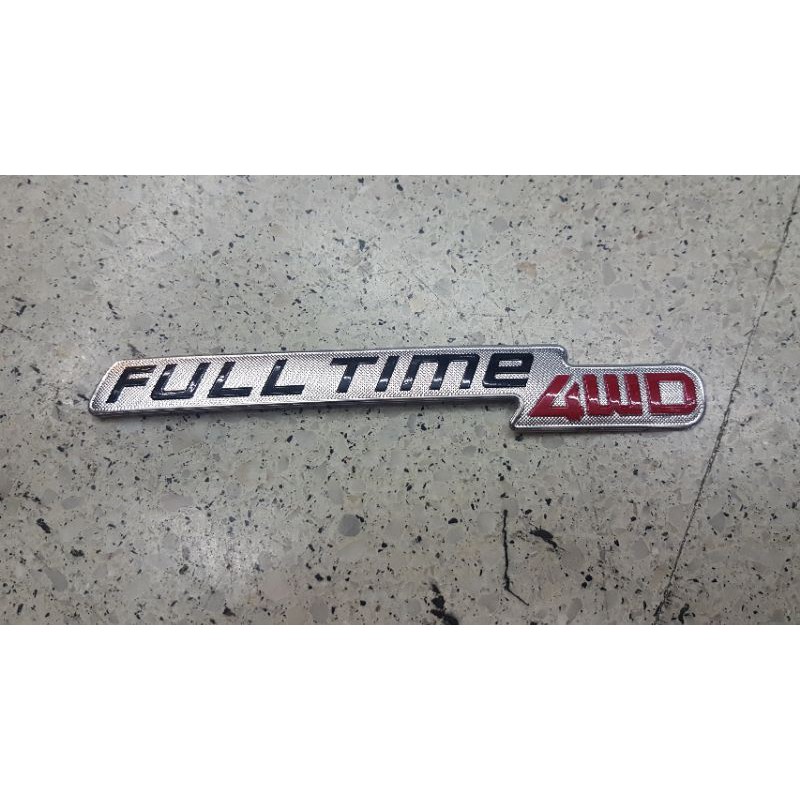 TOYOTA FORTUNER FULLTIME 4WD LOGO โลโก้ติดท้ายโตโยต้า