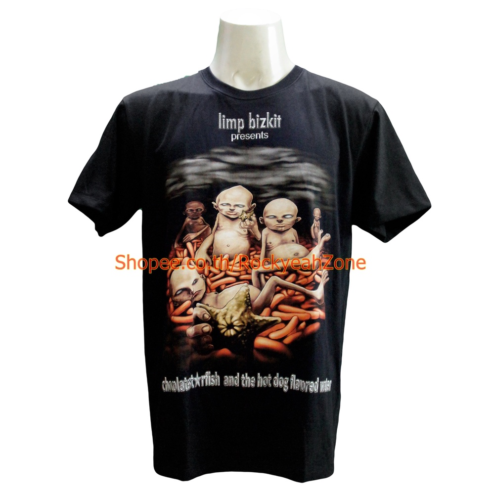 เสื้อวง Limp Bizkit ไซส์ยุโรป ลิมป์บิซกิต PTA1809 งานวงดังๆ วินเทจ Rockyeah