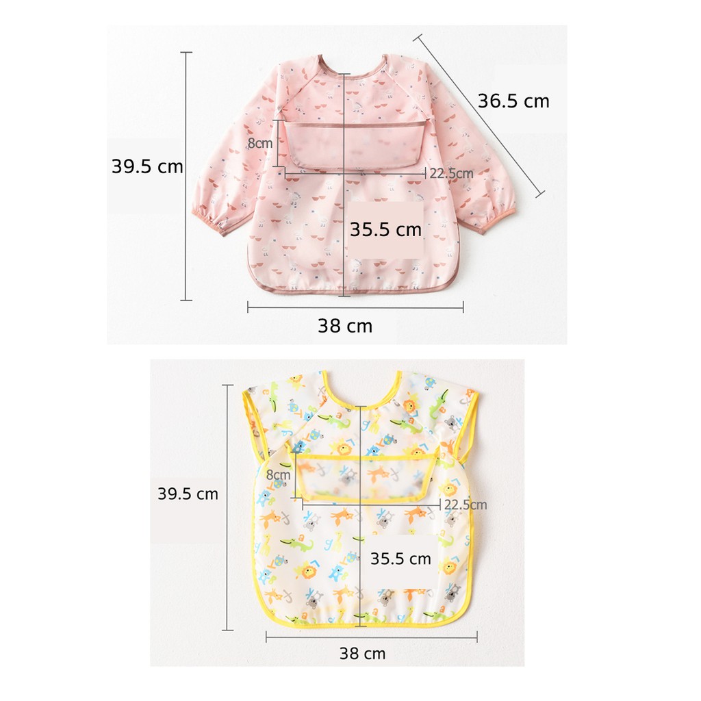 พร้อมส่ง Dokis/Moimoln เสื้อกันเปื้อนกันน้ำ เสื้อกันเปื้อนเด็ก คุณภาพดี ชุดที่ 4