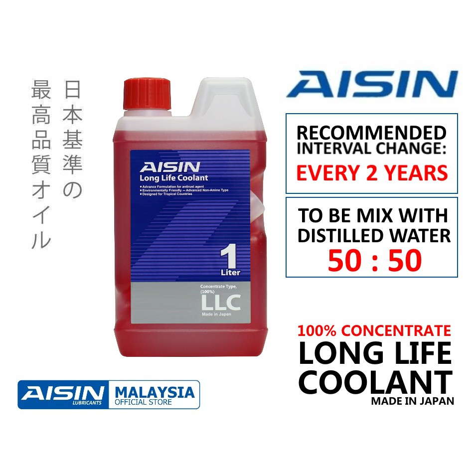 Aisin Long Life Coolant Concentrate - สีแดง