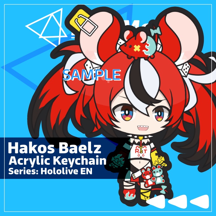 พวงกุญแจ Hololive English Hakos balz
 | ตัวแทนจําหน่าย Fanmerch Anime Kyramerch