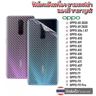 ฟิล์มหลัง ฟิล์มกันรอยหลัง OPPO A74 A95 A16 Reno6 6Z A54 Reno5 A15 A93 Reno4 A532020 A31A92 A52020 A5S A3S A12 F9 F7 F11P