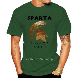 ใหม่ เสื้อยืดคอกลม แขนสั้น พิมพ์ลาย Sparta Molon Lave สไตล์ฮิปฮอป สําหรับผู้ชาย M Aeligh54Niijdb99Size S-5XL