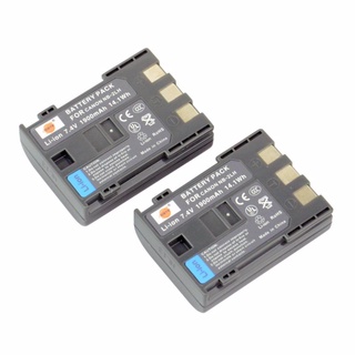 (แพ็คคู่2ชิ้น)แบตเตอรี่กล้อง รหัสแบต NB-2L/2LH,NB2LH 1500mAh แบตกล้องแคนนอนcanon For Canon(Black) (0653)