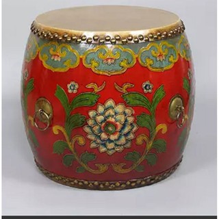 กี๋กลอง ขนาด 40×35 cm ใช้นั่งหรือวางของตั้งโชว์แต่งบ้าน