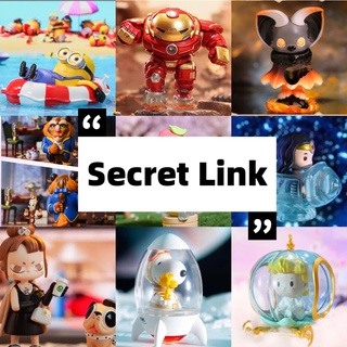 【Secret Link Here No.4 】POPMART MOLLY HIRONO EMMA SESEAM STREET AZURA BOBO COCO KIKI FRIENDS DISNEY VILLAN ALICE