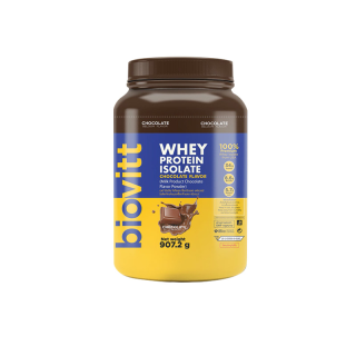 (เซ็ตเวย์)Biovitt Whey Protein Isolate เวย์โปรตีน ไอโซเลท รสช็อกโกแลต ลีนไขมัน สร้างกล้ามเนื้อ ไร้แป้ง ไร้น้ำตาล 2 ปอนด์