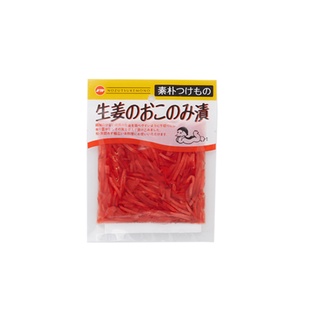 โนซึ ขิงเส้นแดง 110กNOZU PICKLED GINGER (BENI SHOGA) 110G