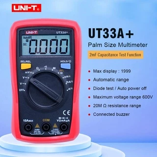 แท้ ส่งจากไทย Uni-T UT33A+,UT33B+,UT33C+,UT33D+ มิเตอร์วัดไฟดิจิตอล,มัลติมิเตอร์ดิจิตอล (ของมีพร้อมส่งทุกรุ่น)