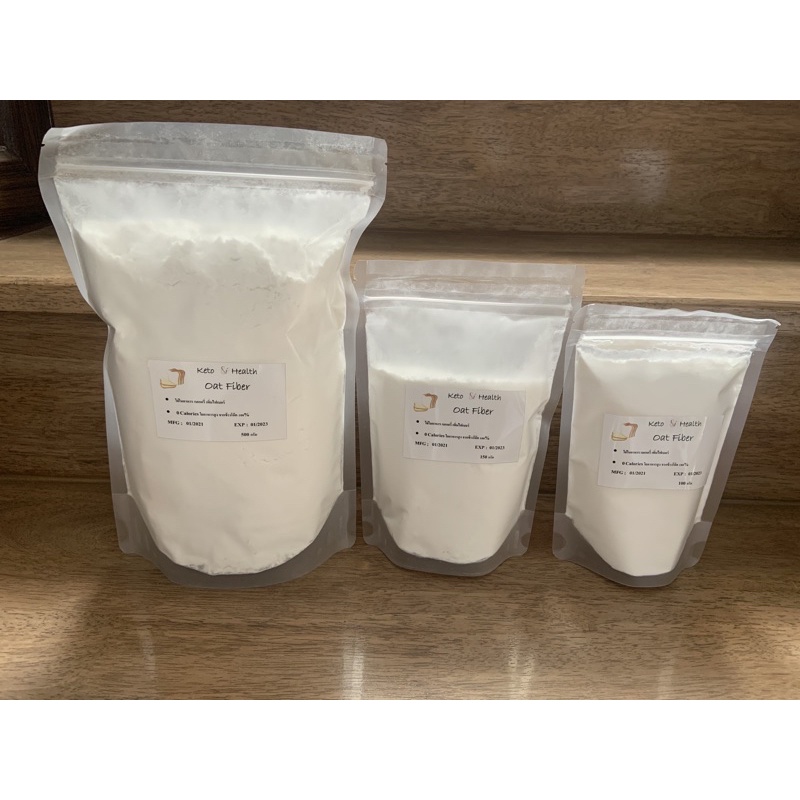 🍞keto🍞 Oat fiber จาก โปรแลนด์ เนื้อละเอียดขาว มีขนาด 500 g