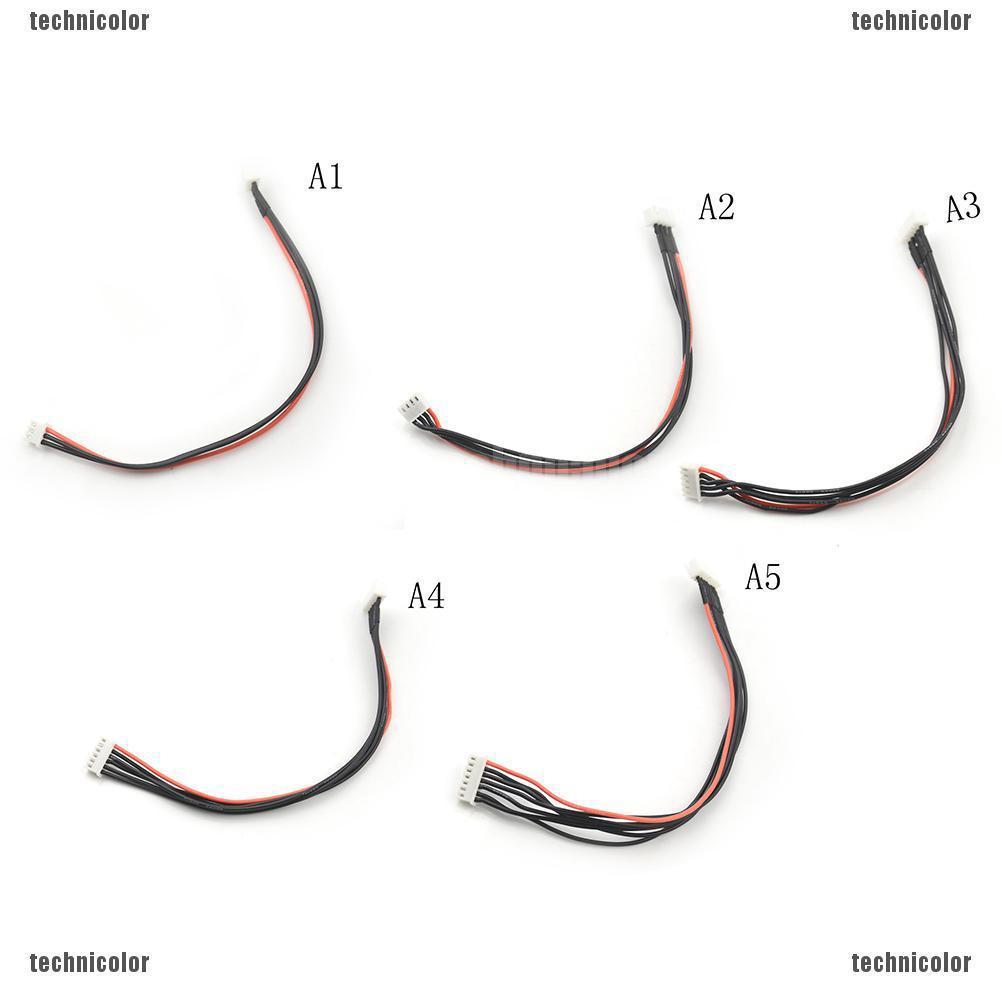 ❤❤ 2s 3S 4S 5S 6S 1P RC lipo แบตเตอรี่สมดุล ที่ชาร์จ สายเคเบิล ซิลิโคน