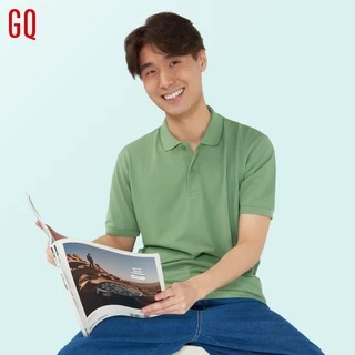 GQ Minimal Polo™ เสื้อโปโลยับยั้งกลิ่นเหงื่อ สีเขียว (มินิมอลโปโล)