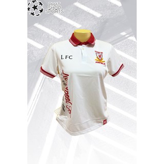 เสื้อโปโล ลิเวอร์พูล Liverpool ( หญิง ) LFC015 สีขาว