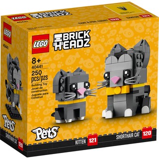 Lego Brick Headz 40441 Shorthair Cats ของแท้ พร้อมส่ง