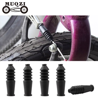 Muqzi ปลอกหุ้มสายวีเบรกยาง กันฝุ่น สําหรับรถจักรยาน MTB 4 ชิ้น