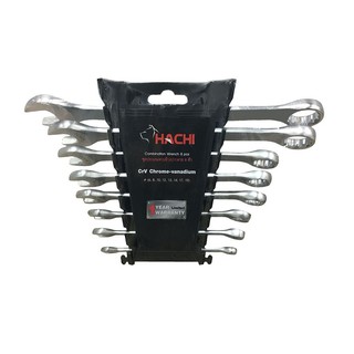 ประแจแหวนข้างปากตาย HACHI 8 ชิ้น/ชุด HACHI COMBINATION WRENCH