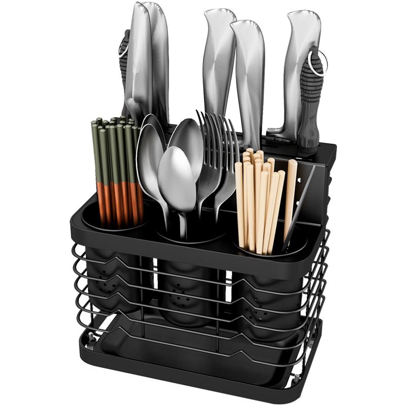 ☀304 stainless steel knife holder chopsticks storage rack chopsticks ...