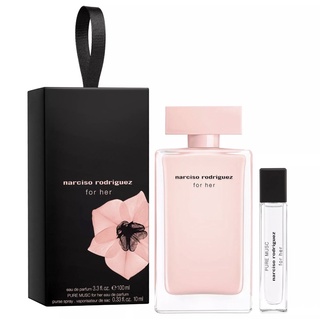 แถม 10ml น้ำหอม Narciso rodriguez for her edp 100ml แถม pure musc 10ml