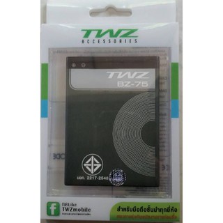 แบตเตอรี่ TWZ Y2,Y5 (BZ-75) 5.7x7.9 cm. ของแท้(2000mAh)