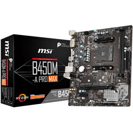 MSI B450M-A Pro Max (Socket AM4) Mainboard