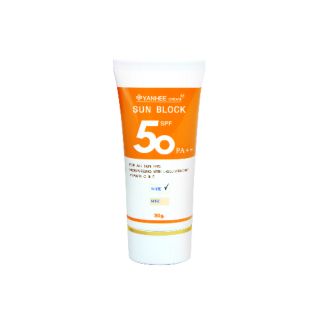 ยันฮีครีม ซันบล็อก SPF 50 PA++ / สีขาว ครีมกันแดดพร้อมการบำรุงผิวหน้า