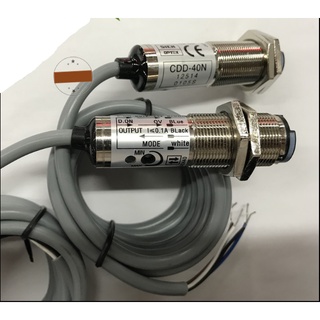 Sz สวิตช์เซนเซอร์ตรวจจับวัตถุ สะท้อนแสง คุณภาพสูง CDD-40N DC 4 สาย NPN 2 ชิ้น