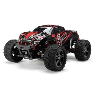 รถบิ๊กฟุตบังคับวิทยุREMO S-MAX RC 4WD 1/16 2.4GHz 35km/hตัวรถระบบไฟฟ้าเร่งช้าไวตามมือและเลี้ยวช้าไวตามมือแบตเตอรี่ชาร์ท