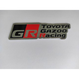 Gazoo racing METAL gr ตราสัญลักษณ์ toyota harrier gt86 camry mark x vios altis celica yaris