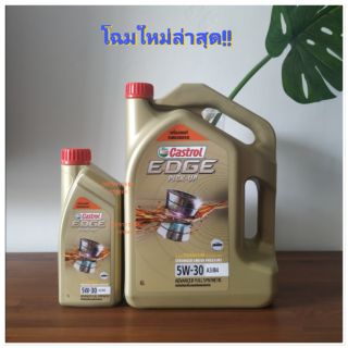 น้ำมันเครื่องCastrol EDGE 5w-30 สังเคราะห์แท้100%