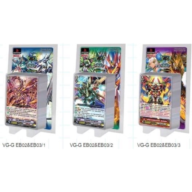 แววนการ์ดไทยท VG GEB02&EB03 แวนกาดแบบกล่องและแบบแยกแคลน vanguard Thailand G
