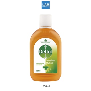 Dettol Antiseptic Liquid 250 ml. -  น้ำยาทำความสะอาดพื้นผิว เดทตอล ฉลากไทย (รุ่นมงกุฎ) ขนาด 250 มิลลิลิตร