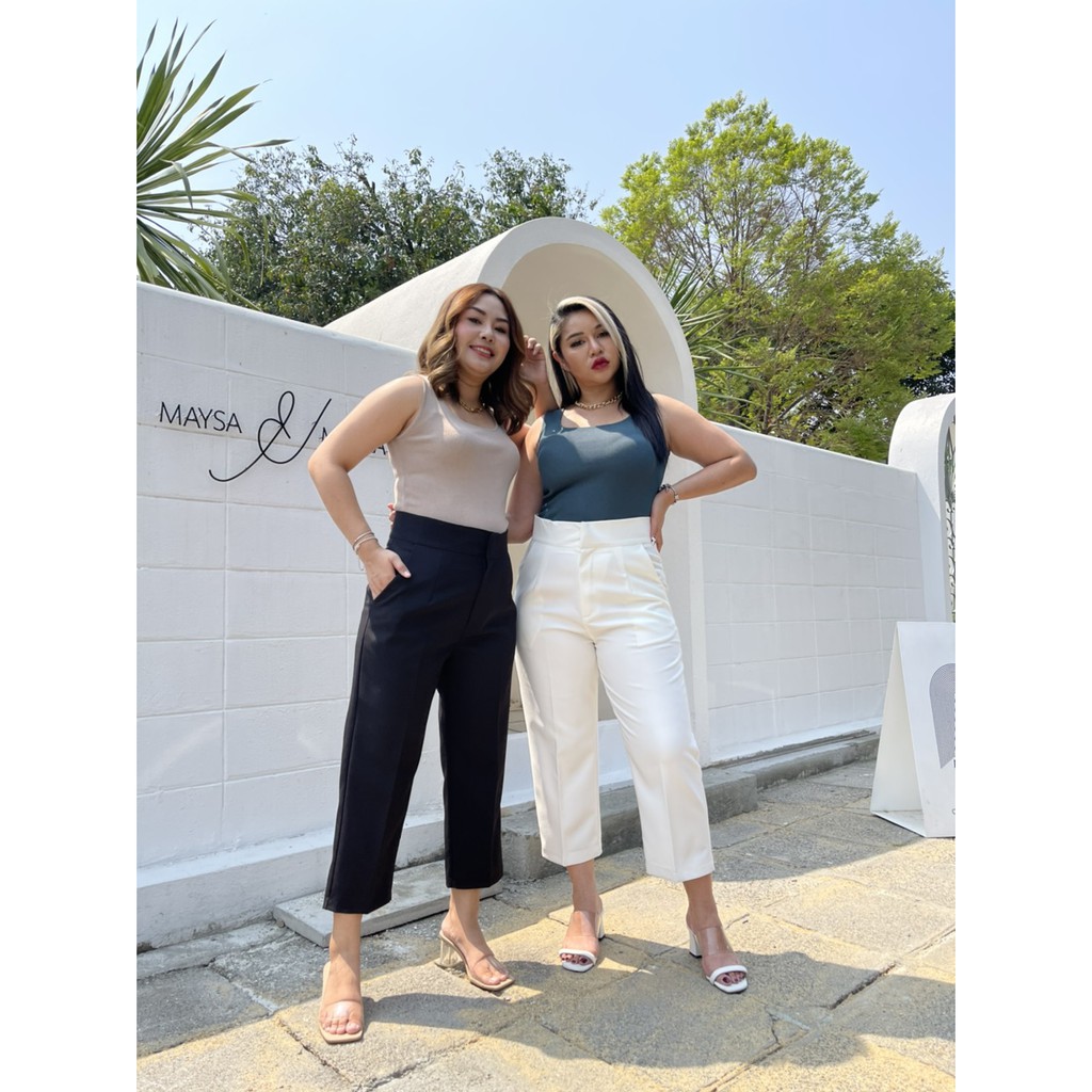 กางเกงขากระบอกเล็ก รุ่น Mollypants03 : Plussizebymolly