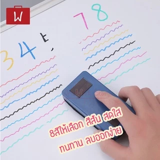 Oneworkstory ปากกาไวท์บอร์ด |ลบได้ มีแปรงลบในตัว ขนาดมินิ พกพาสะดวก| ปากกามาร์คเกอร์ ปากกาเคมี Whiteboard Pen Marker Pen