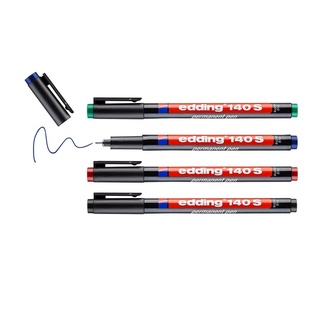 ปากกา มาร์คเกอร์ Edding Permanent Pen Marker 0.3 0.6 1.0 มม. เอดดื้ง ลบไม่ได้ 140S 141F 142M