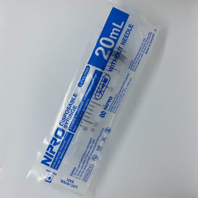 สลิ้งค์ขนาด 10ml และ 20 ml syringe