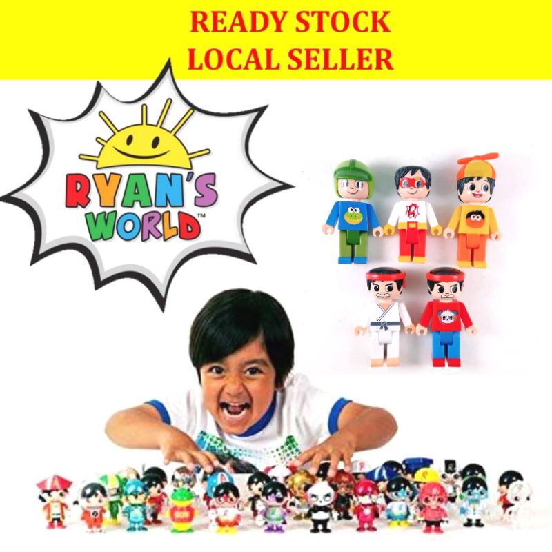 ฟิกเกอร์ตัวต่อเลโก้ Ryan's World Ryan Toys Review Ryan (บรรจุหีบห่อ) - จํากัด